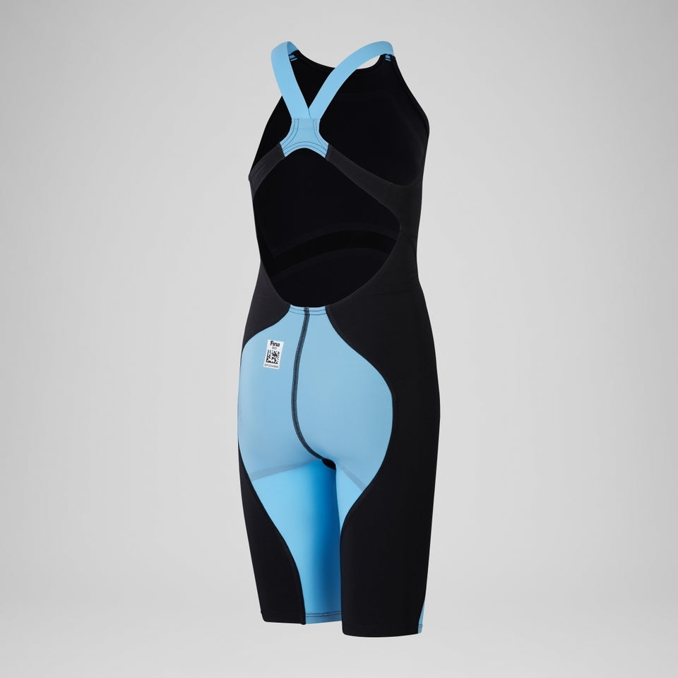 Girls' Fastskin LZR Ignite Kneeskin Black/Blue | Speedo sale