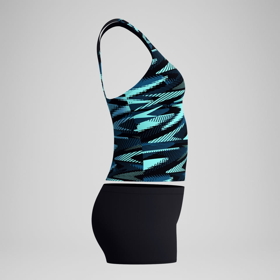 HyberBoom Tankini Black/Turquoise | Speedo for sale