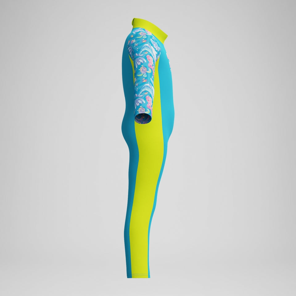Boys' Learn to Swim Printed Blue/Yellow | Speedo outlet