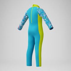 Boys' Learn to Swim Printed Blue/Yellow | Speedo outlet