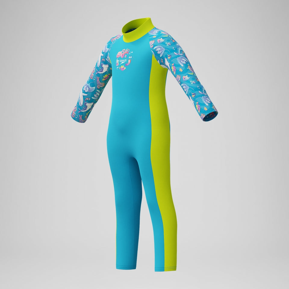 Boys' Learn to Swim Printed Blue/Yellow | Speedo outlet