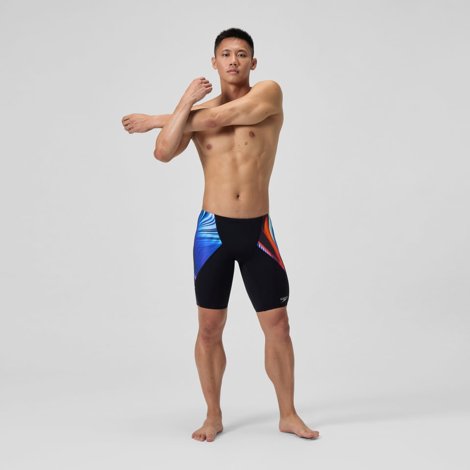 Club Training Printed V-Cut Jammer Navy/Red | Speedo on sale