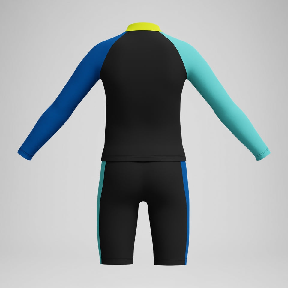 Boys' Learn to Swim Colourblock Top & Jammer Set Black | Speedo discount