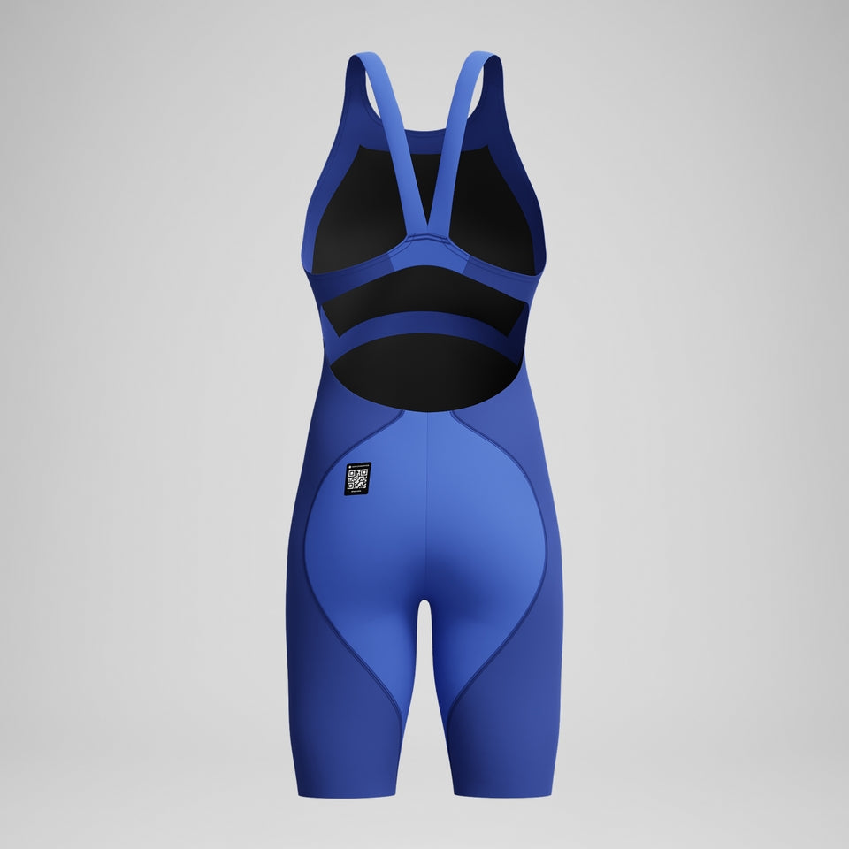 Girls' Fastskin LZR Ignite Kneeskin Blue/Yellow | Speedo for sale