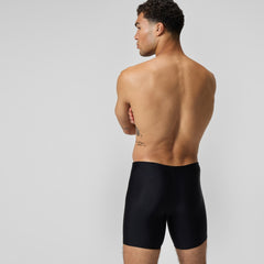 Duo Logo Print Mid Jammer Black/Blue | Speedo near me