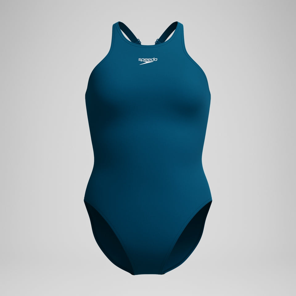 Endurance+ Longer V Back Swimsuit Dark Teal | Speedo discount