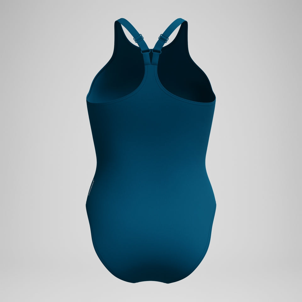 Endurance+ Longer V Back Swimsuit Dark Teal | Speedo discount