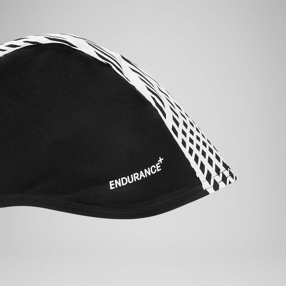 Adult Boom Endurance+ Swim Cap Black/White | Speedo on sale