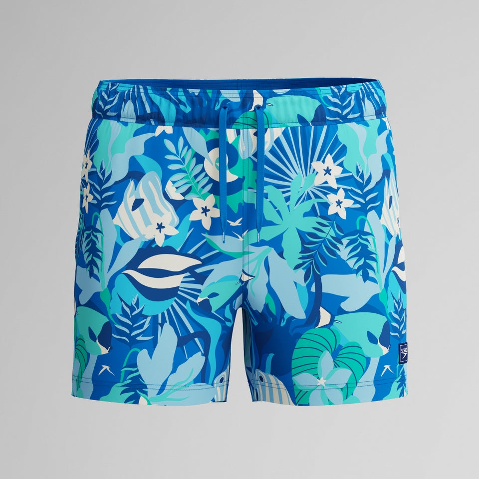 Redondo Edge Printed 35cm Swim Shorts Blue | Speedo US