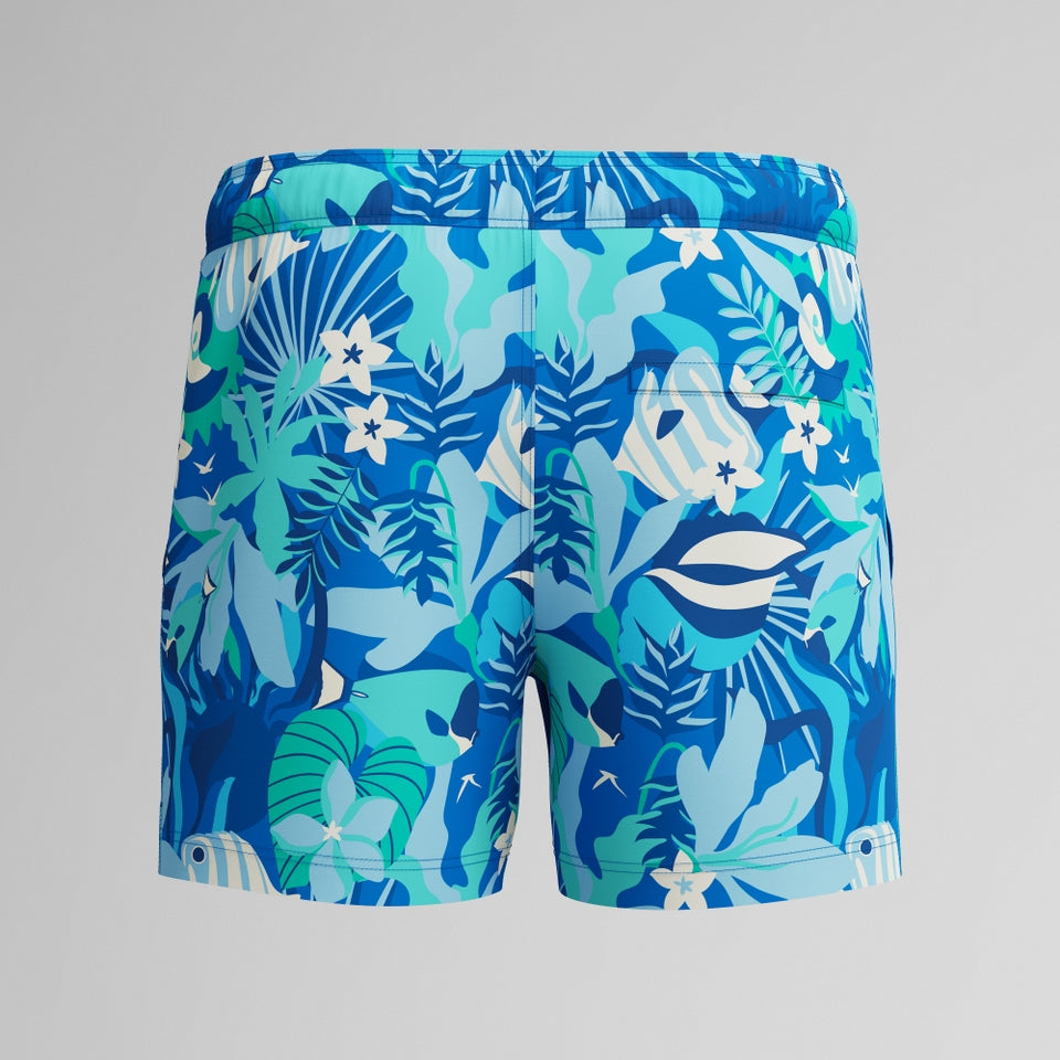 Redondo Edge Printed 35cm Swim Shorts Blue | Speedo US