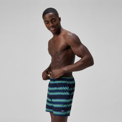 Redondo Edge Printed 40cm Swim Shorts Blue | Speedo discount