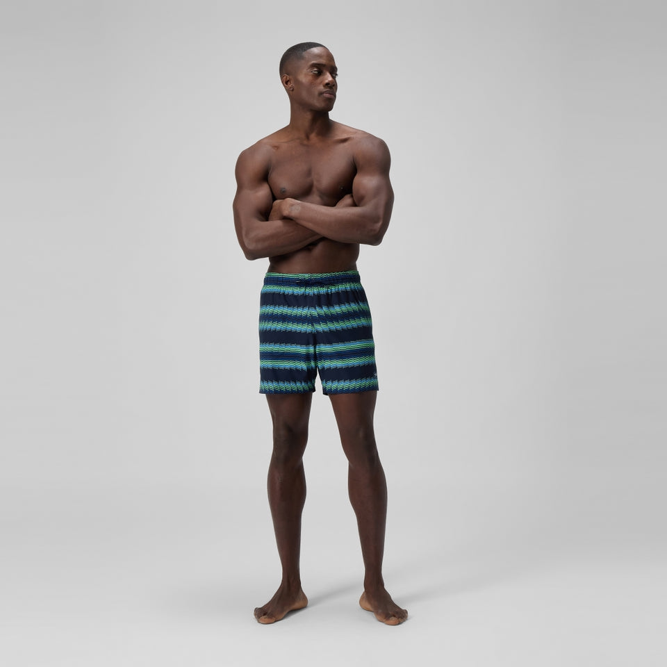 Redondo Edge Printed 40cm Swim Shorts Blue | Speedo discount