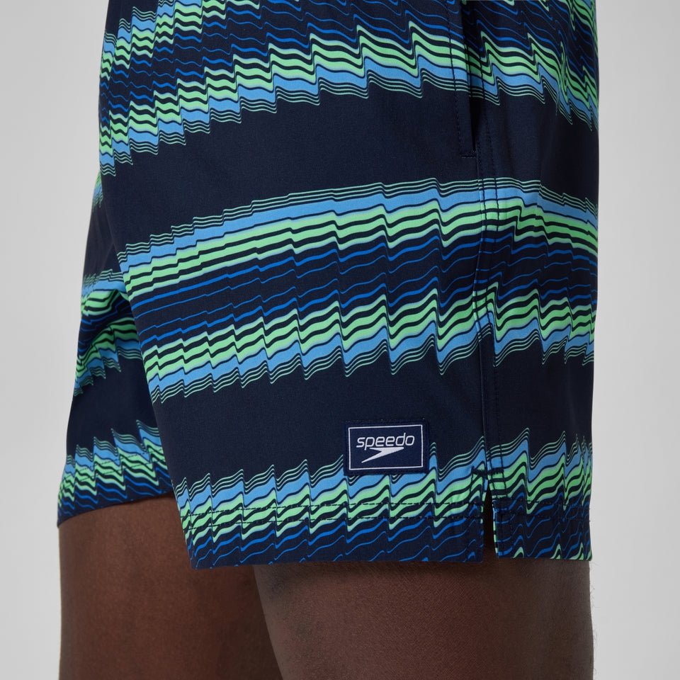 Redondo Edge Printed 40cm Swim Shorts Blue | Speedo discount