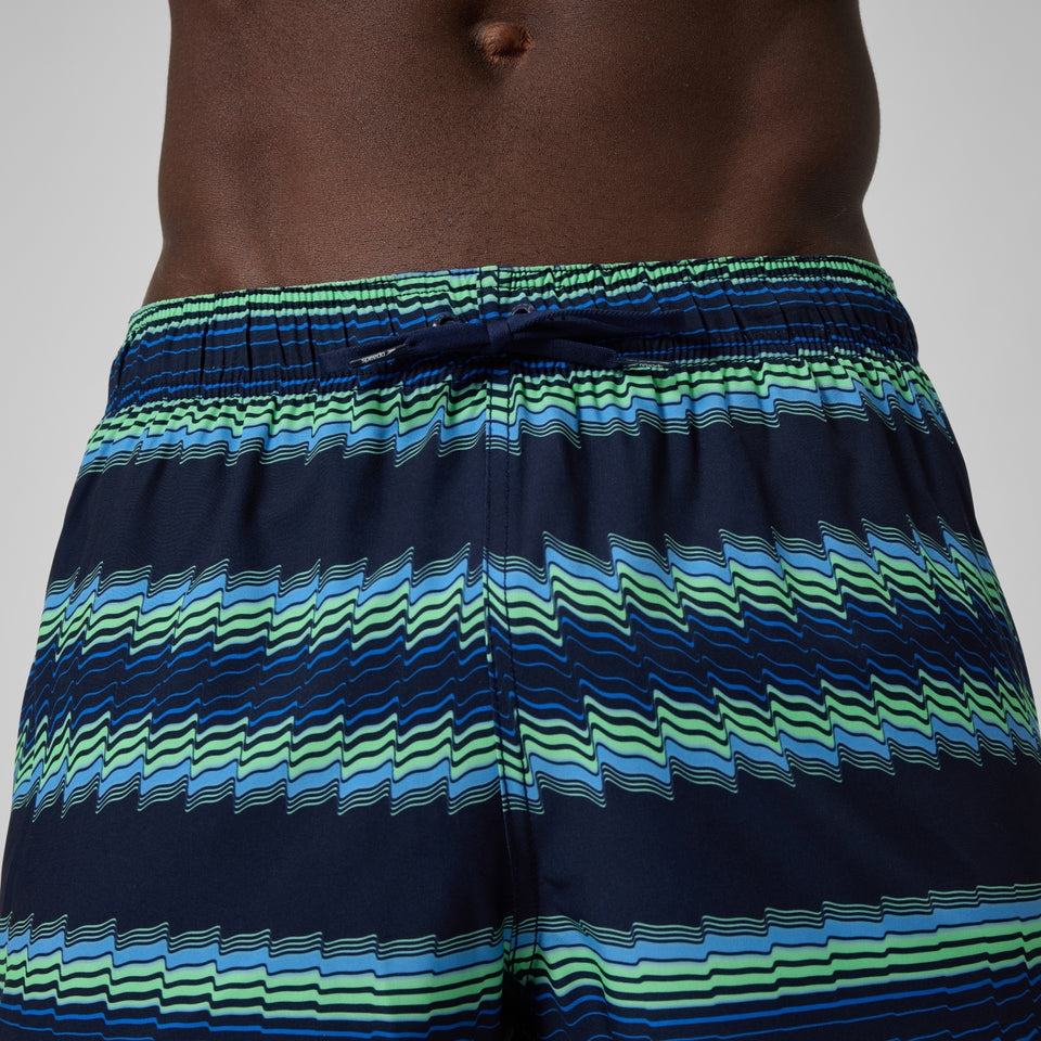 Redondo Edge Printed 40cm Swim Shorts Blue | Speedo discount