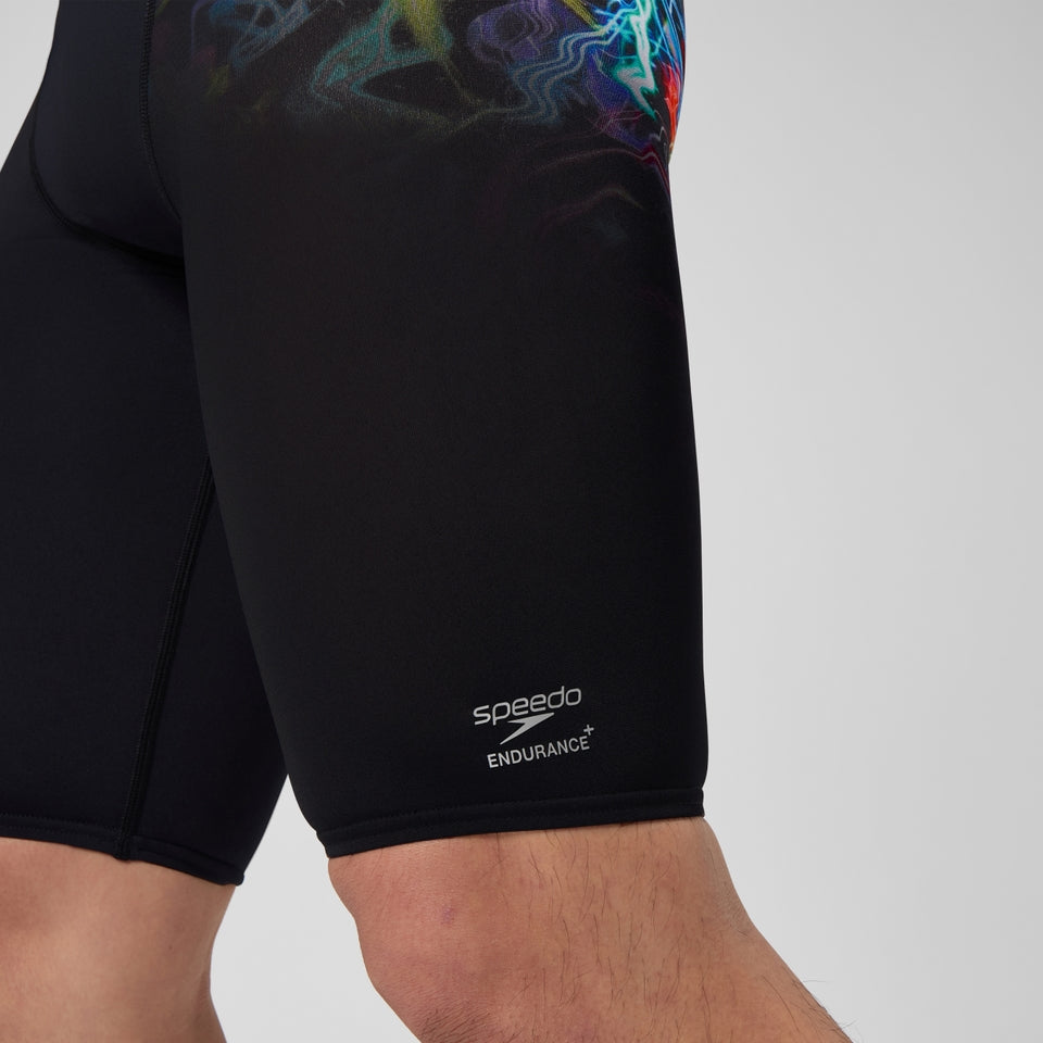Club Training Printed Jammer Black/Green | Speedo outlet