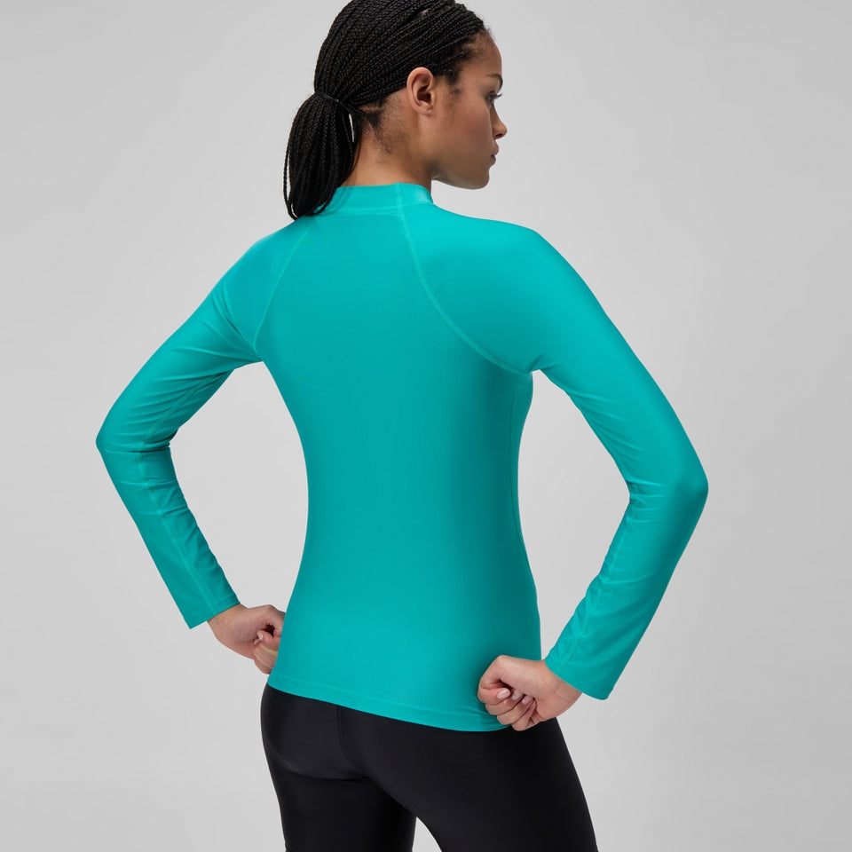Long Sleeve Rashguard Turquoise | Speedo US