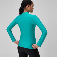 Long Sleeve Rashguard Turquoise | Speedo US