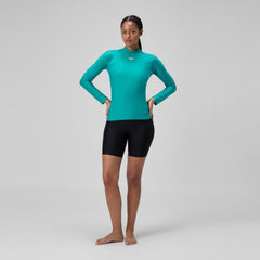 Long Sleeve Rashguard Turquoise | Speedo US